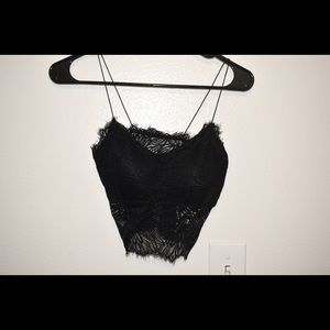 Lace crop top